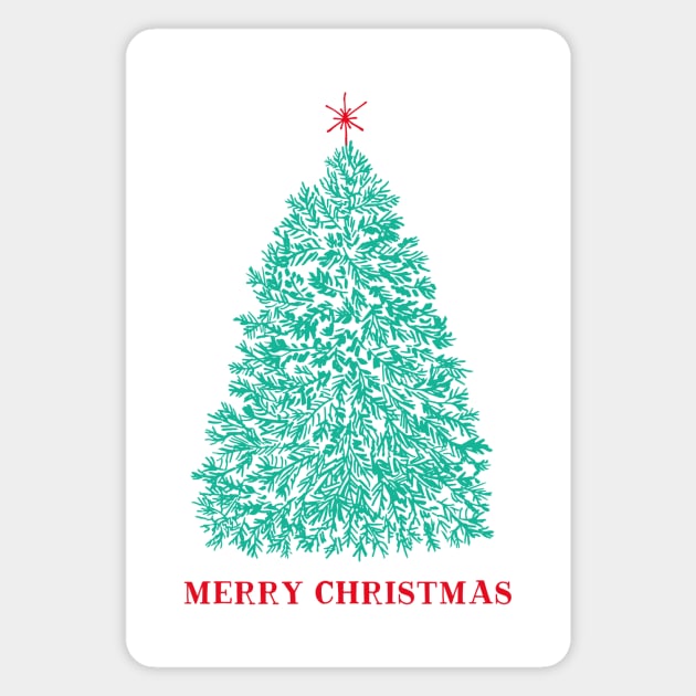 Christmas Tree Magnet by SWON Design